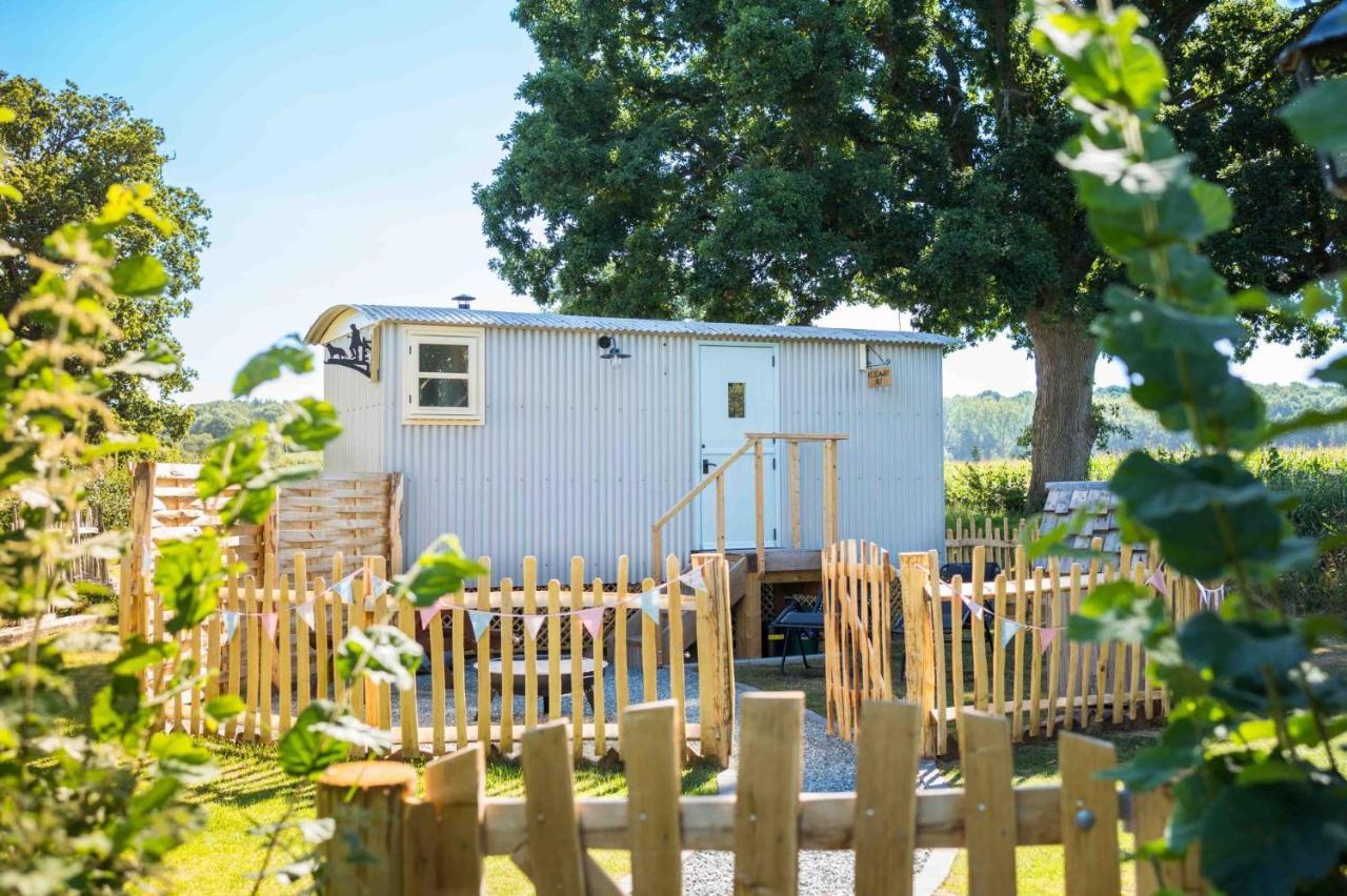 The Hideaway Hut - 1 Bed Shepherds Hut - เฮริฟอร์ด ภายนอก รูปภาพ
